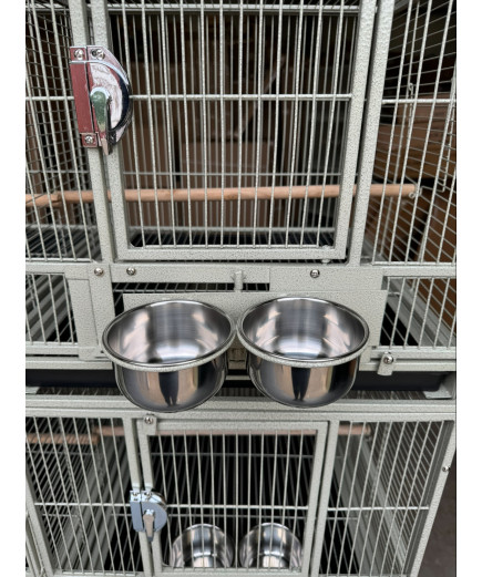 Block Of 4 Breeding / Display Cages - Stone